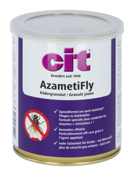 Cit AzametiFly Ködergranulat gegen Fliegen, 400 g Dose