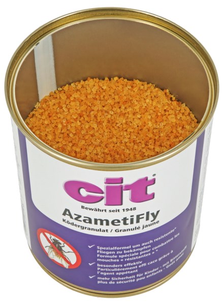 Cit AzametiFly Ködergranulat gegen Fliegen, 400 g Dose