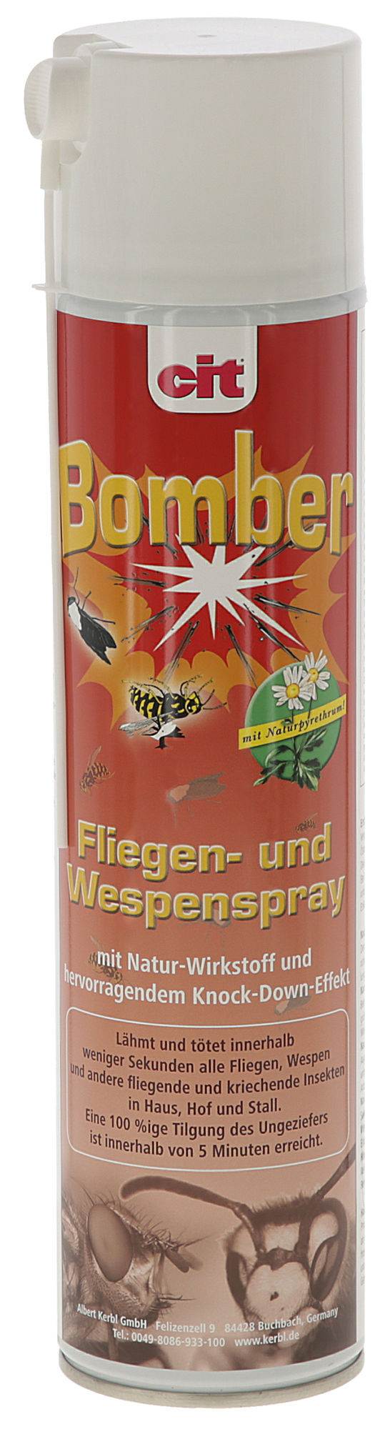 cit Fliegen- und Wespenspray Bomber, 600 ml