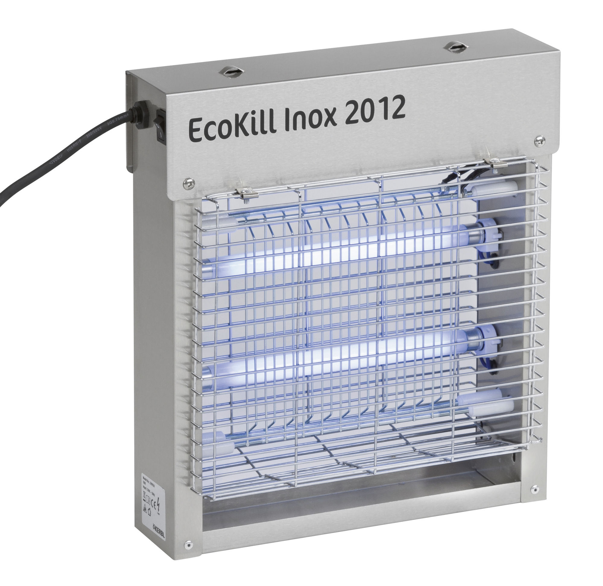 Elektr. Fliegenvernichter EcoKill Inox Mod. 2012, 2 x 6 Watt