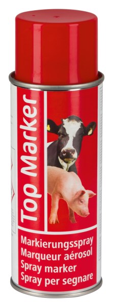 Markierungsspray TopMarker / Viehzeichenspray 500 ml -rot-